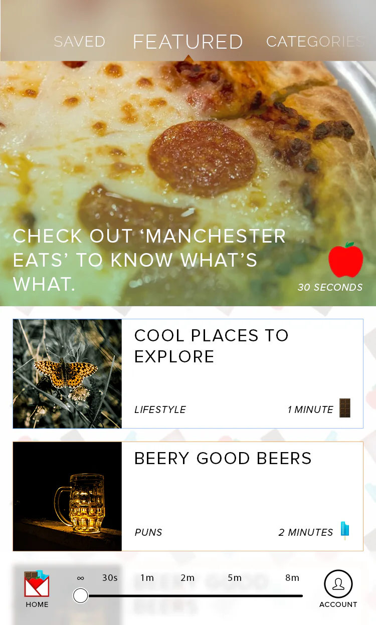 The home page
