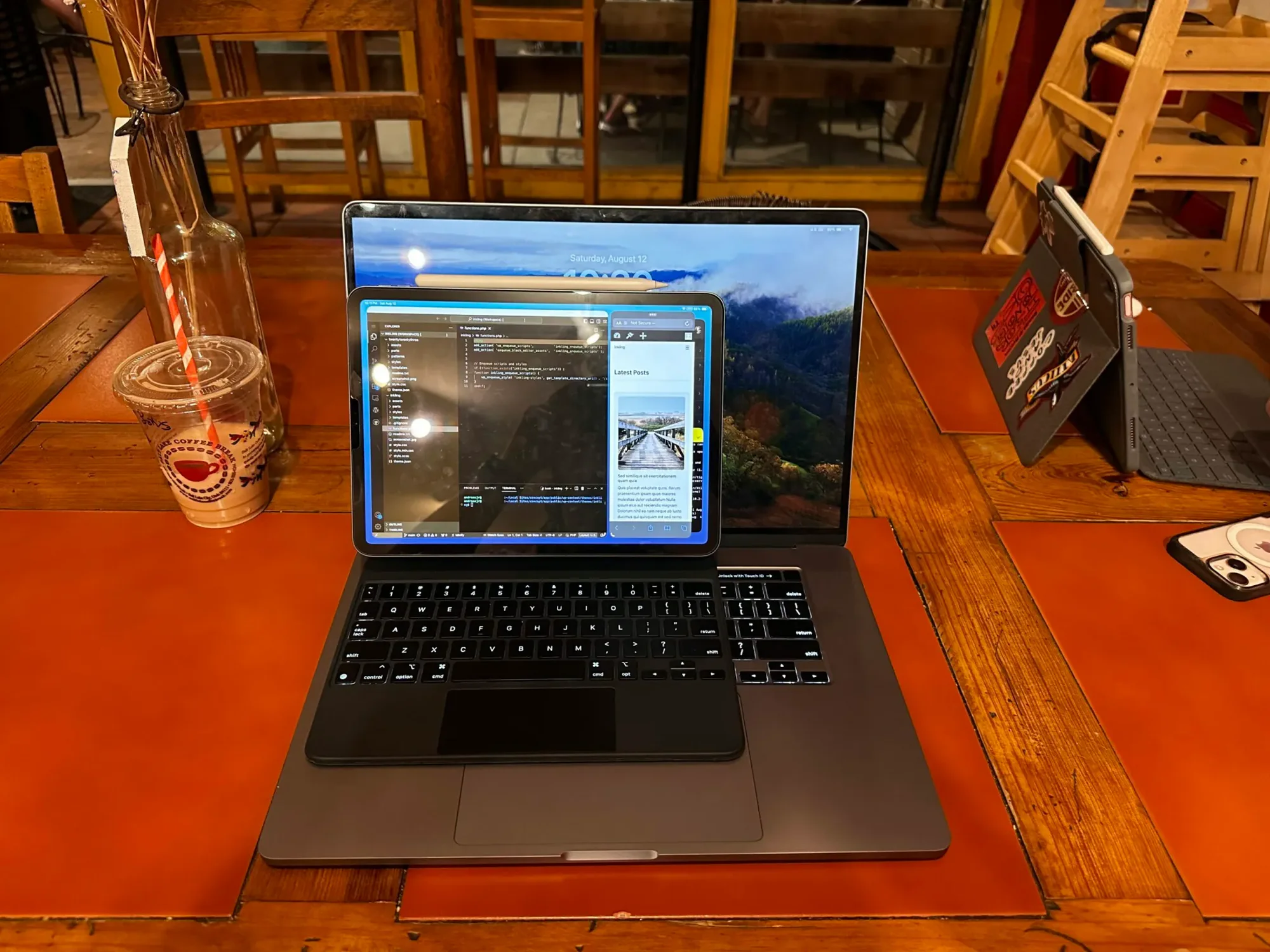 My 11″ iPad Pro is teeny tiny next to my 16″ MacBook Pro
